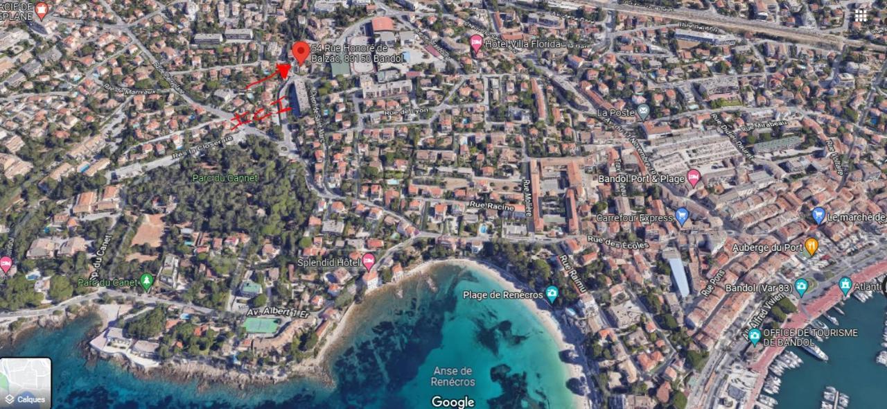 T2 30 M2 Avec Jardin Proche Des Plages Bandol Exteriör bild